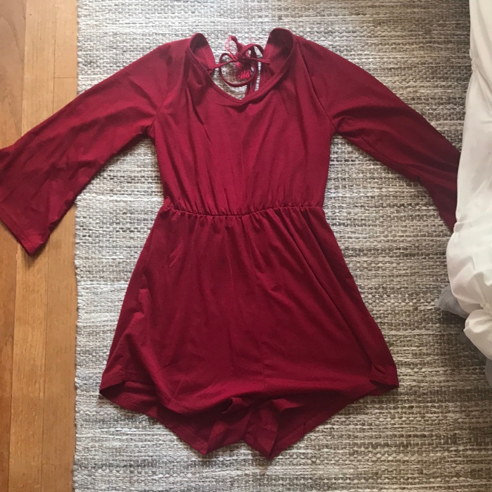 Open back romper